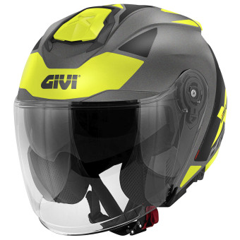 Jet Givi X25 Target Matt Titanium Black Yellow