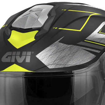 Givi X25 Trace Matt Black Titanium Yellow