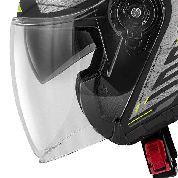 Givi X25 Trace Matt Black Titanium Yellow