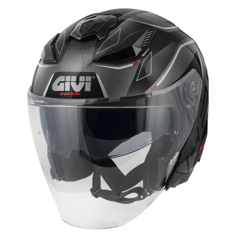Jet Givi X31 Impact Black Dark Titanium Red