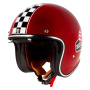 Casque Jet Helstons Flag Borgogna Nero