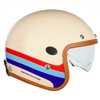 Casque Jet Helstons Mora Beige Casque Jet Helstons Mora Beige