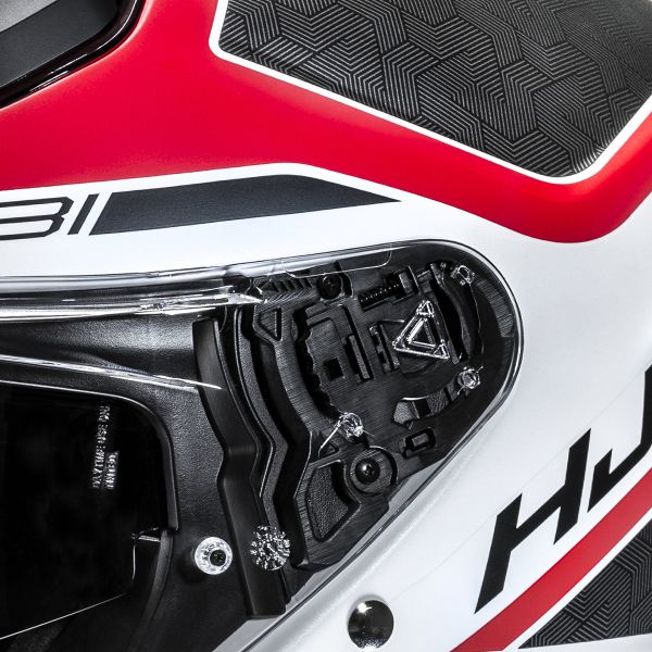 HJC F31 Ceron MC1SF + Bluetooth Smart Kit 21B Nero piatto