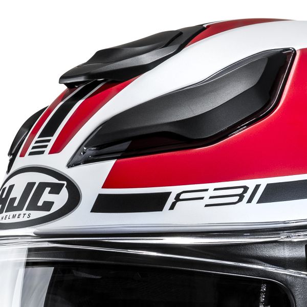 HJC F31 Ceron MC1SF + Bluetooth Smart Kit 21B Nero piatto