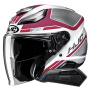 Casque Jet HJC F31 Ceron MC8 + Kit Bluetooth Smart 11B