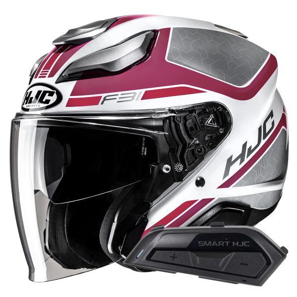 Jet HJC F31 Ceron MC8 + Kit Bluetooth Smart 21B Flat Black Jet HJC F31 Ceron MC8 + Kit Bluetooth Smart 21B Flat Black