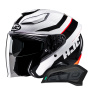 Casque Jet HJC F31 Naby MC1 + Kit Bluetooth Smart 11Be