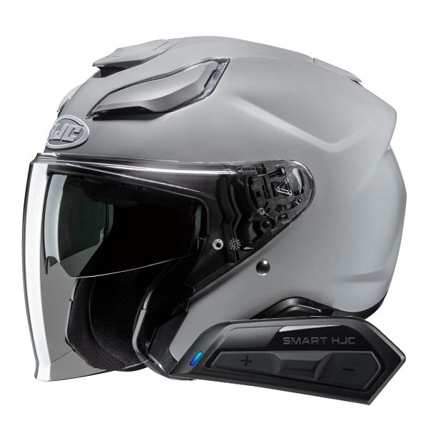 Jet HJC F31 N.Grey + Kit Bluetooth Smart 11B