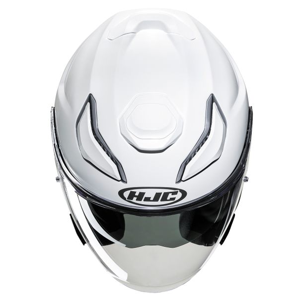 HJC F31 Pearl White
