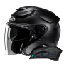 Casque Jet HJC F31 Semi Flat Black + Kit Bluetooth Smart 11Be