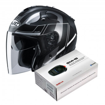 Jet HJC FG-Jet Komina MC5SF + Kit Bluetooth Sena SMH5