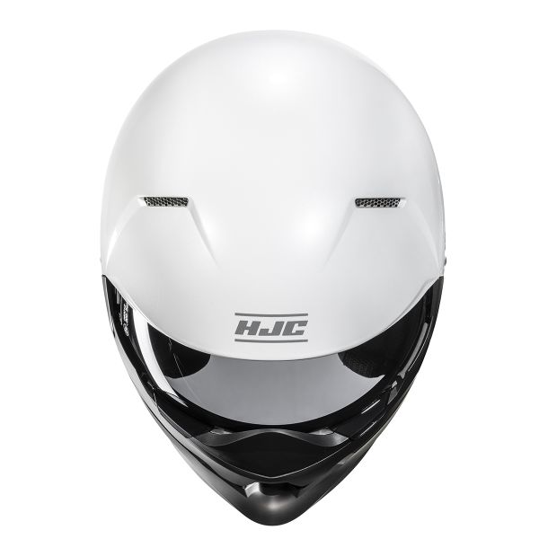 Casco Integrale Moto HJC F70 - Bianco Perla - XS - Leggero In Fibra Di Vetro