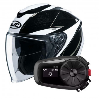 Jet HJC I30 Slight MC9 + Kit Bluetooth Sena 5S