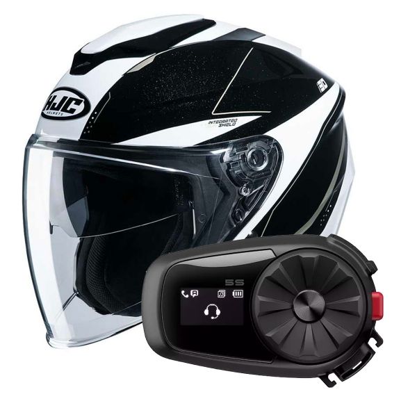 Jet HJC I30 Slight MC9 + Kit Bluetooth Sena 5S