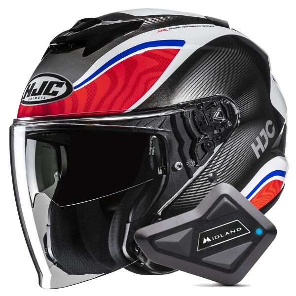 Jet HJC i31 Depe MC21 + Kit Bluetooth BT Mini Jet HJC i31 Depe MC21 + Kit Bluetooth BT Mini