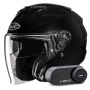 Casque Jet HJC i31 Metal Black + Kit Bluetooth Lokui K30