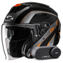 Casque Jet HJC i31 Reno MC7 + Kit Bluetooth Lokui K30