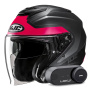 Casque Jet HJC i31 Tevis MC8SF + Kit Bluetooth Lokui K30