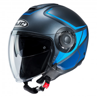 HJC I40 Camet MC2SF + Kit Bluetooth Sena 5S Solo