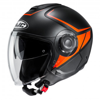 HJC I40 Camet MC7SF + Kit Bluetooth Sena 5S Solo