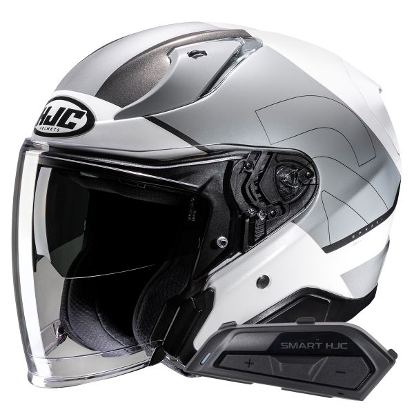 Jet HJC RPHA31 Chelet MC10 + Kit Bluetooth Smart 21B Flat Black