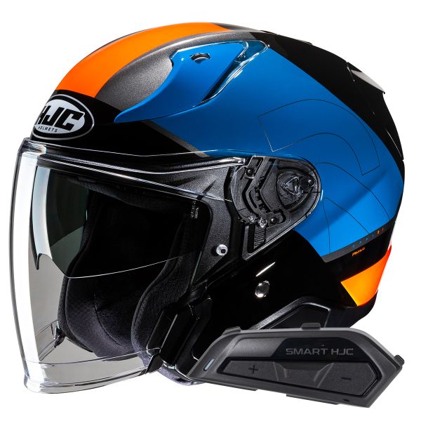 Jet HJC RPHA31 Chelet MC27 + Kit Bluetooth Smart 21B Flat Black