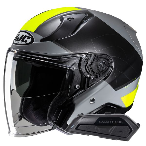 Jet HJC RPHA31 Chelet MC3HSF + Kit Bluetooth Smart 21B Flat Black