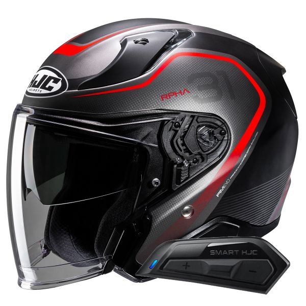 Jet HJC RPHA31 Kouv MC1SF + Kit Bluetooth Smart 11B
