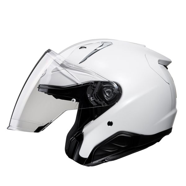 HJC Helmets Casco Jet I40 – Moto, Bianco Opaco, XXL, Con Schermo Solare E Visiera Anti-UV