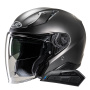 Casque Jet HJC RPHA31 Semi Flat Titanium + Kit Bluetooth Smart 11B