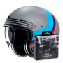 Casque Jet HJC V31 Byron MC21SF + Kit Bluetooth Lokui K10