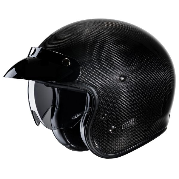 HJC V31 Carbon Black + Kit Bluetooth Lokui K10