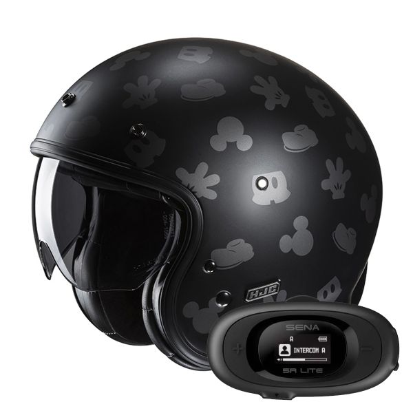 Jet HJC V31 Disney Mickey MC5SF + Kit bluetooth 5R Lite