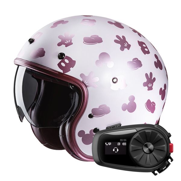 Jet HJC V31 Disney Mickey MC8SF + Kit Bluetooth 5S Solo