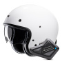 Casque Jet HJC V31 White + Kit Bluetooth BT Mini