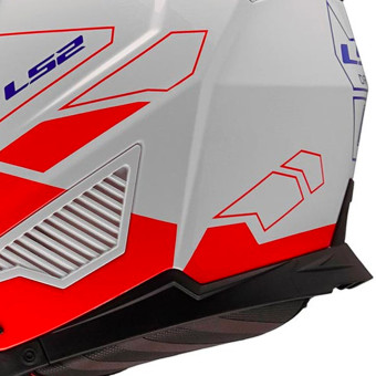 LS2 Drifter Trek White Blue Red OF606