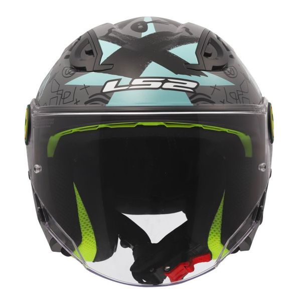 LS2 Funny II Scribble Grey Blue OF622