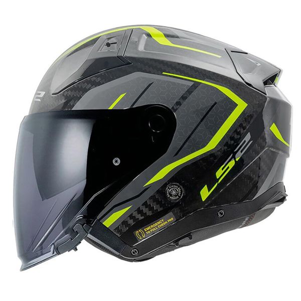 LS2 Infinity II C Urus H-Vis Yellow OF603