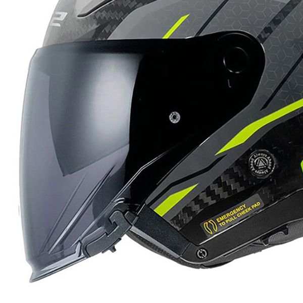 LS2 Infinity II C Urus H-Vis Yellow OF603