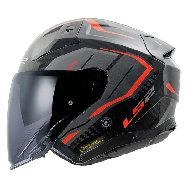 LS2 Infinity II C Rosso Urus OF603