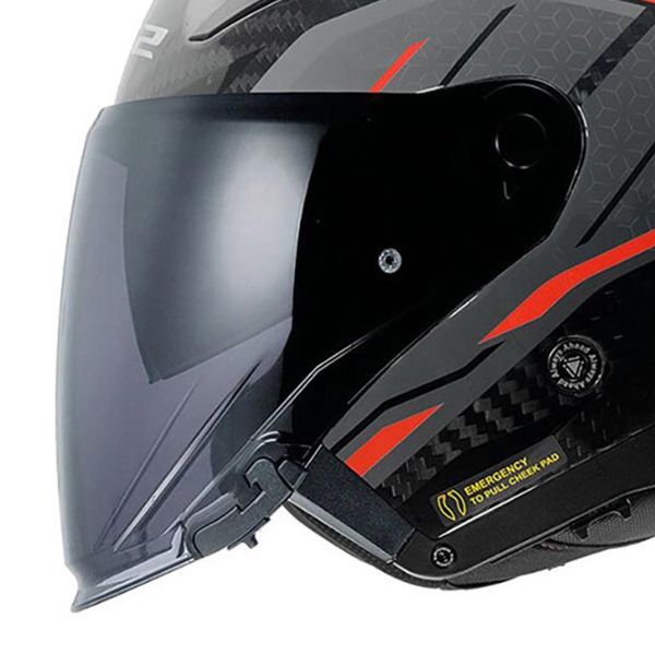 LS2 Infinity II C Rosso Urus OF603