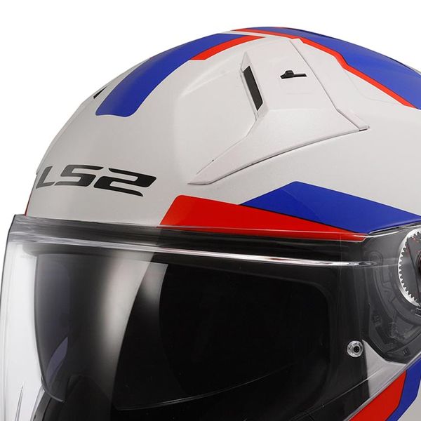 LS2 Infinity II Focus Grigio Rosso OF603