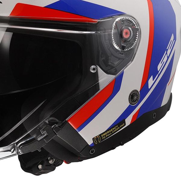 LS2 Infinity II Focus Grigio Rosso OF603