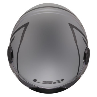 LS2 Sphere Lux II Minim Black Grey OF558