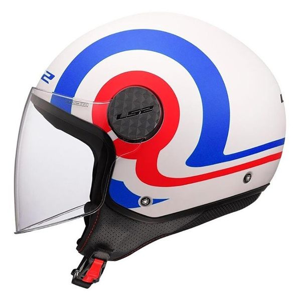 LS2 Sfera Lux II Urby Bianco Blu Rosso OF558