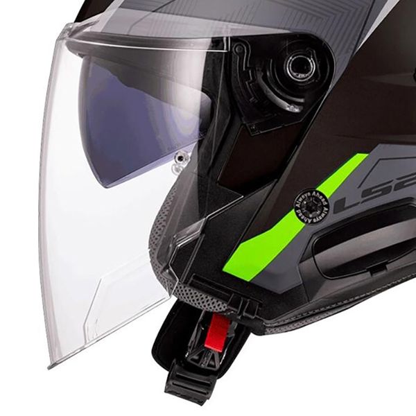 LS2 Verso II Air Nero H-Vis Giallo OF618