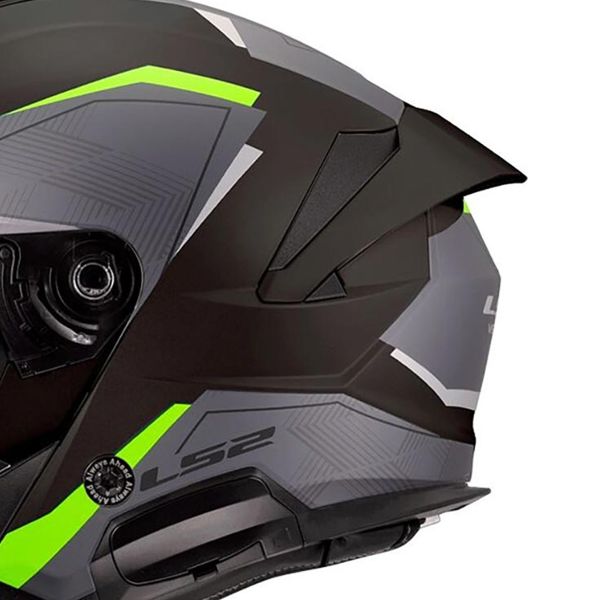 LS2 Verso II Air Nero H-Vis Giallo OF618