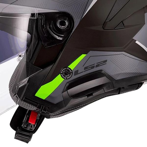 LS2 Verso II Air Nero H-Vis Giallo OF618