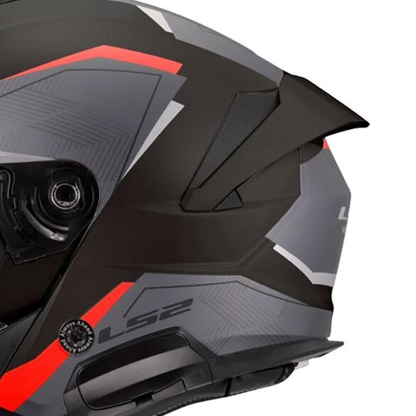 LS2 Verso II Air Nero Rosso OF618