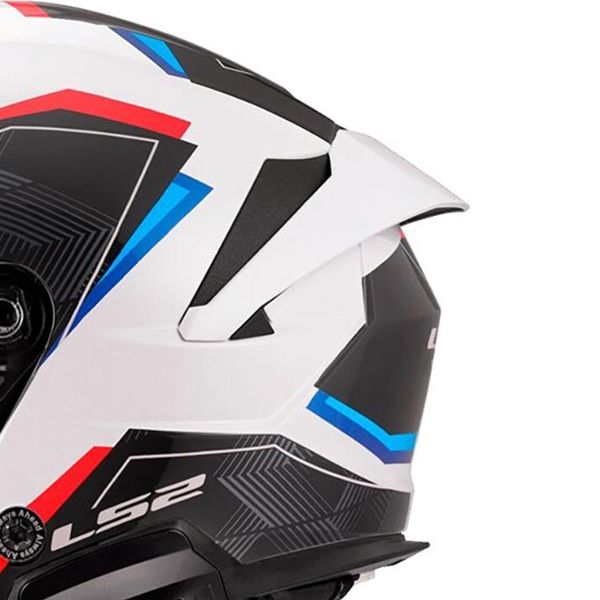 LS2 Verso II Air Bianco Blu Rosso OF618